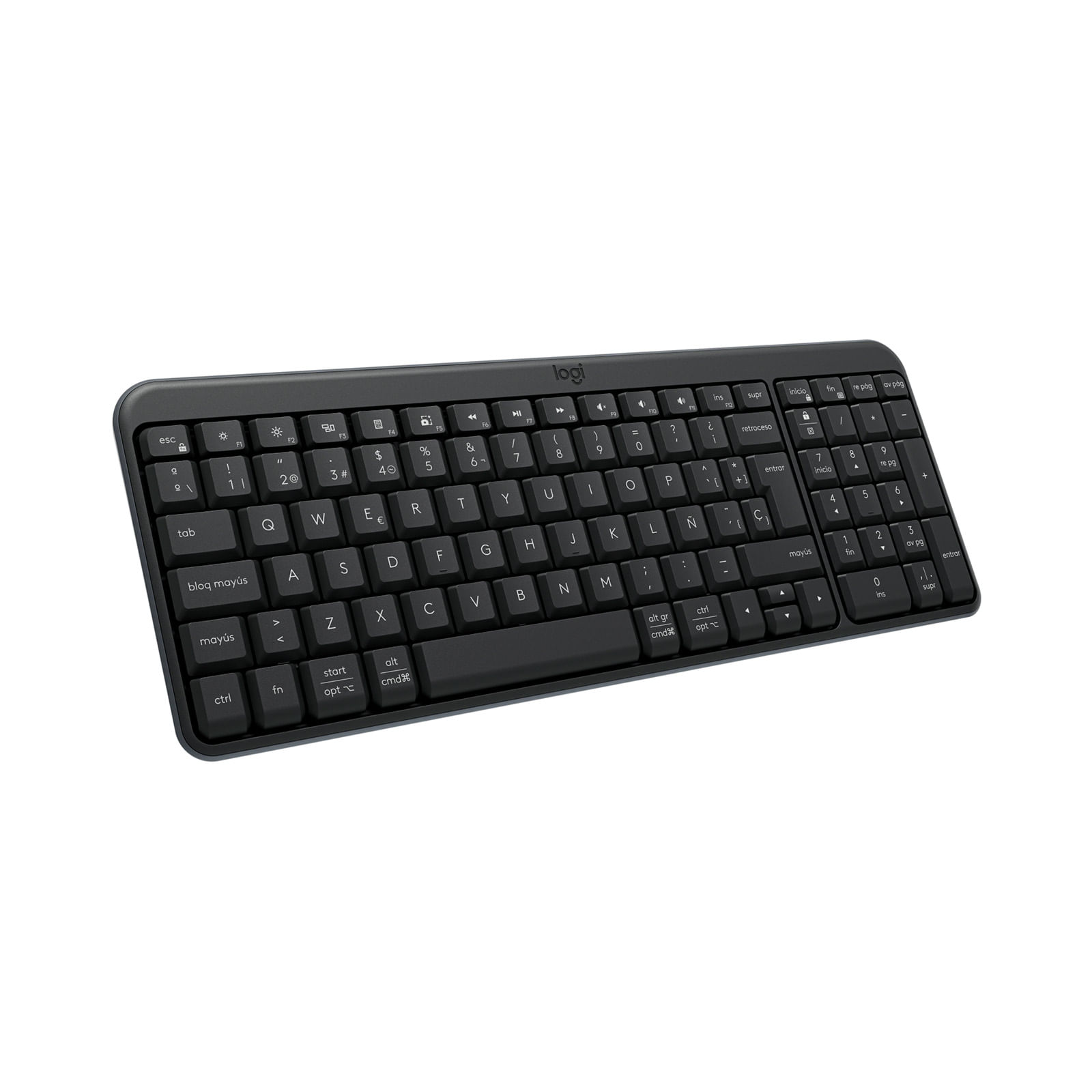 Teclado inalámbrico con Bluetooth Logitech K250, negro