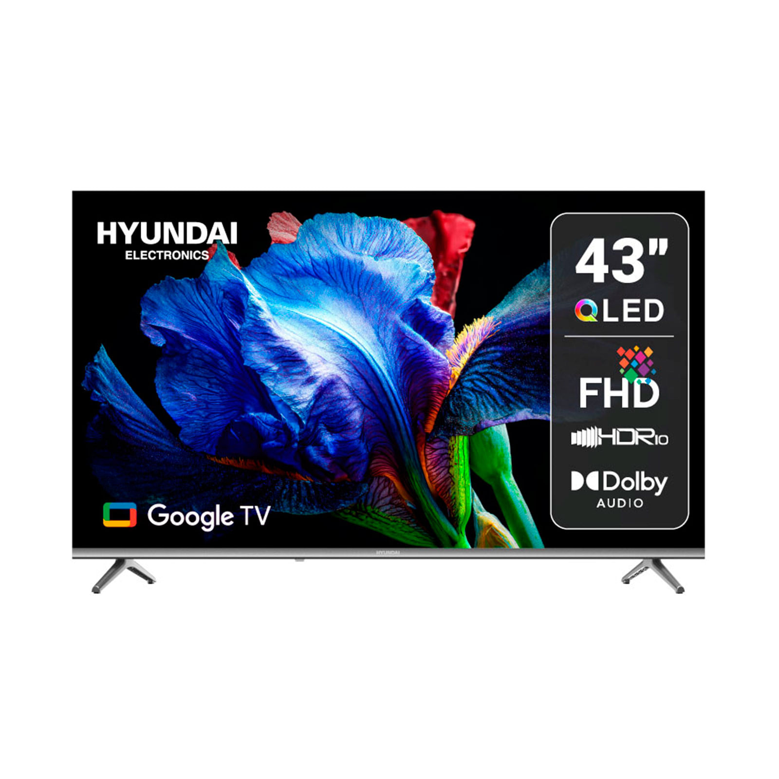 Televisor HYUNDAI de 43" Smart QLED FHD HYLED4326QG